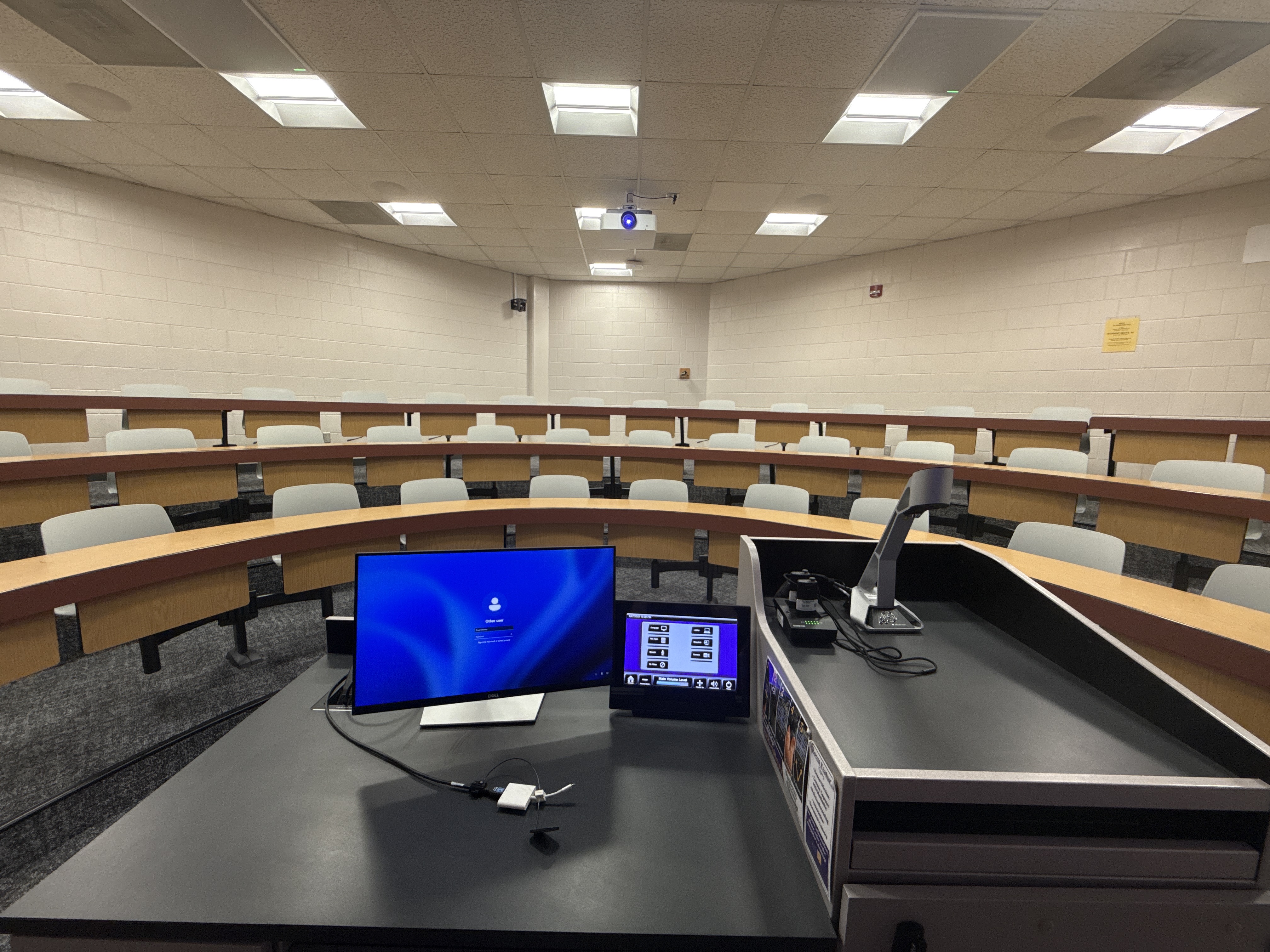 View from Podium
