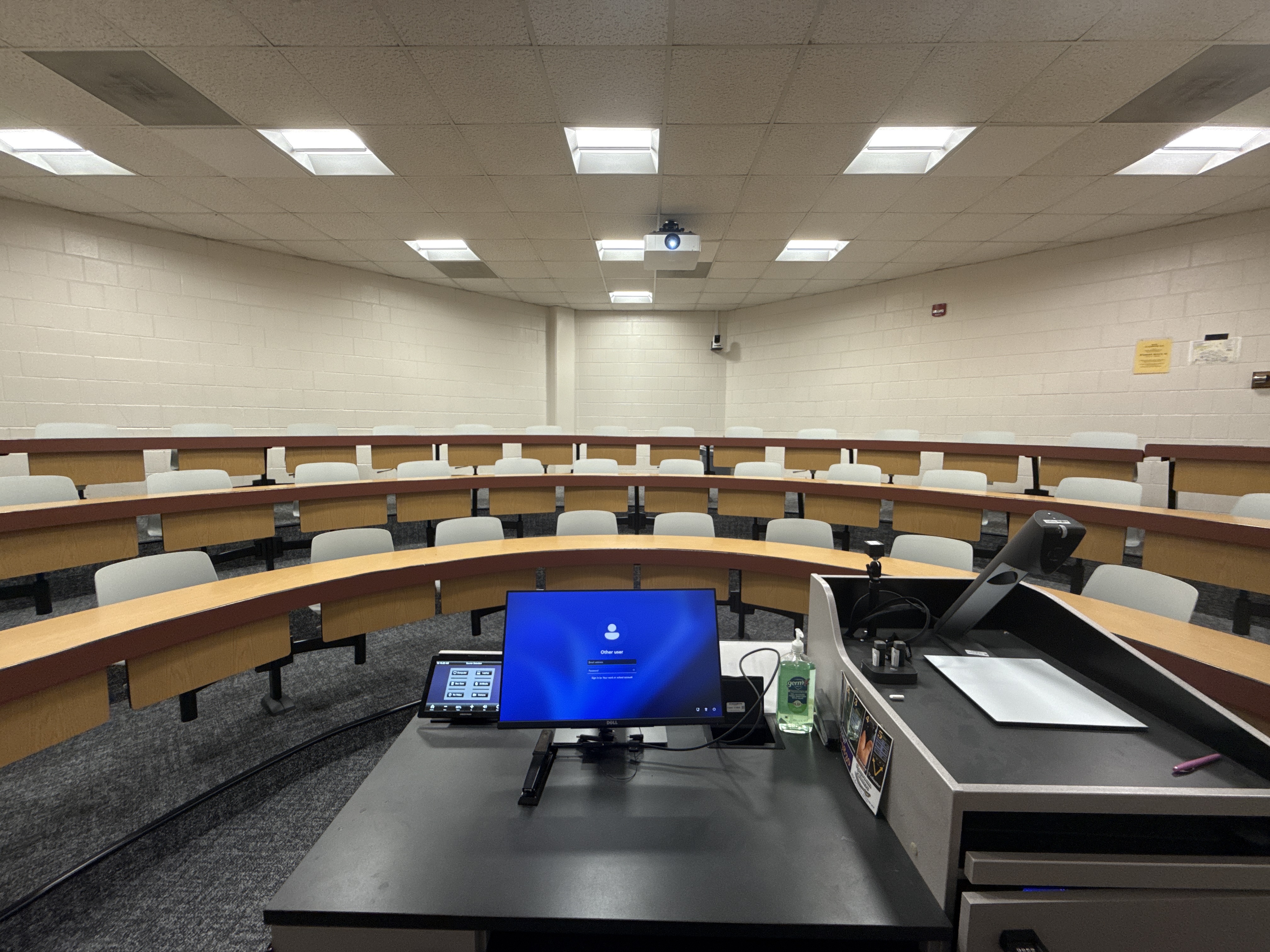 View from Podium
