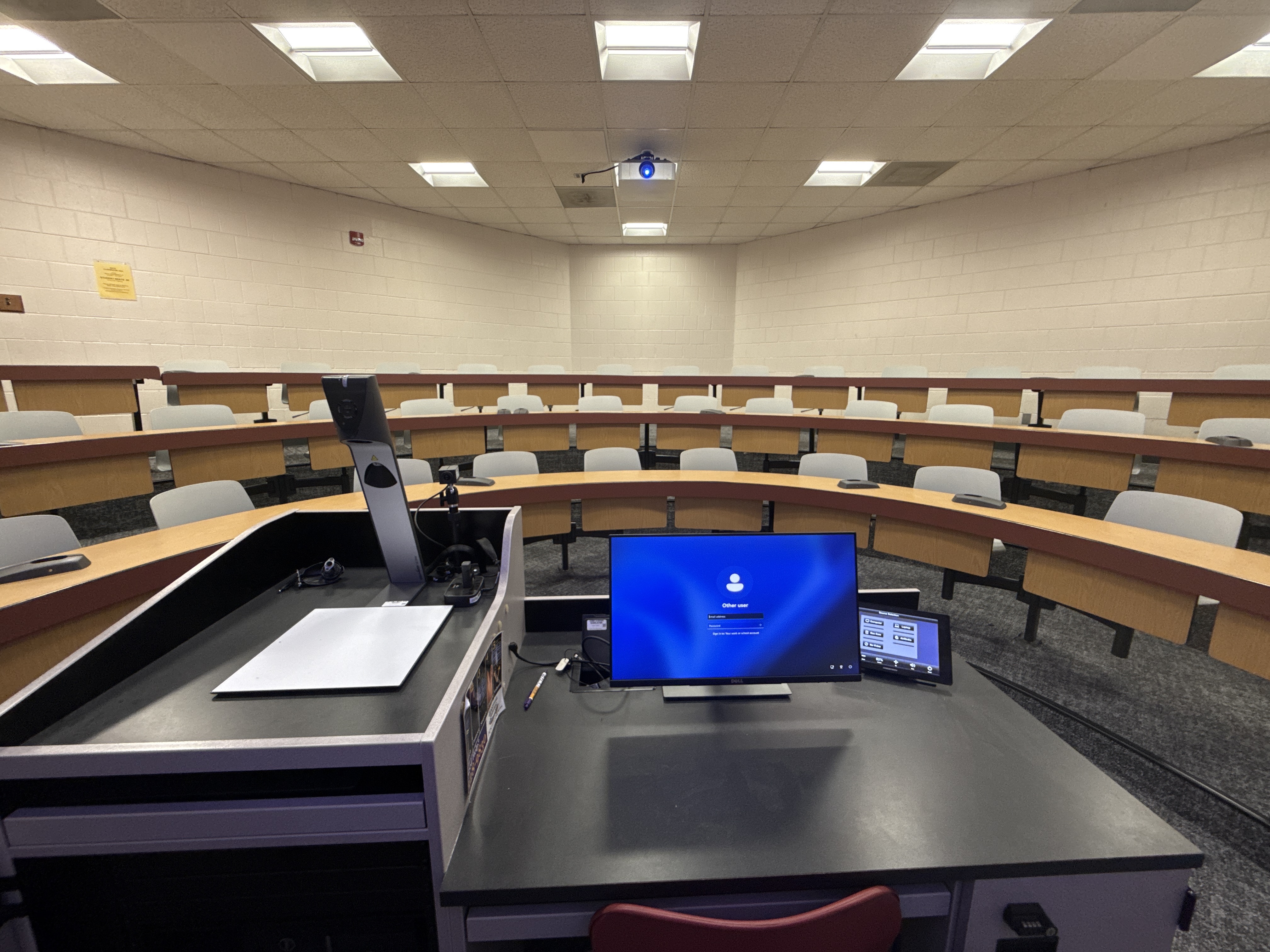 View from Podium