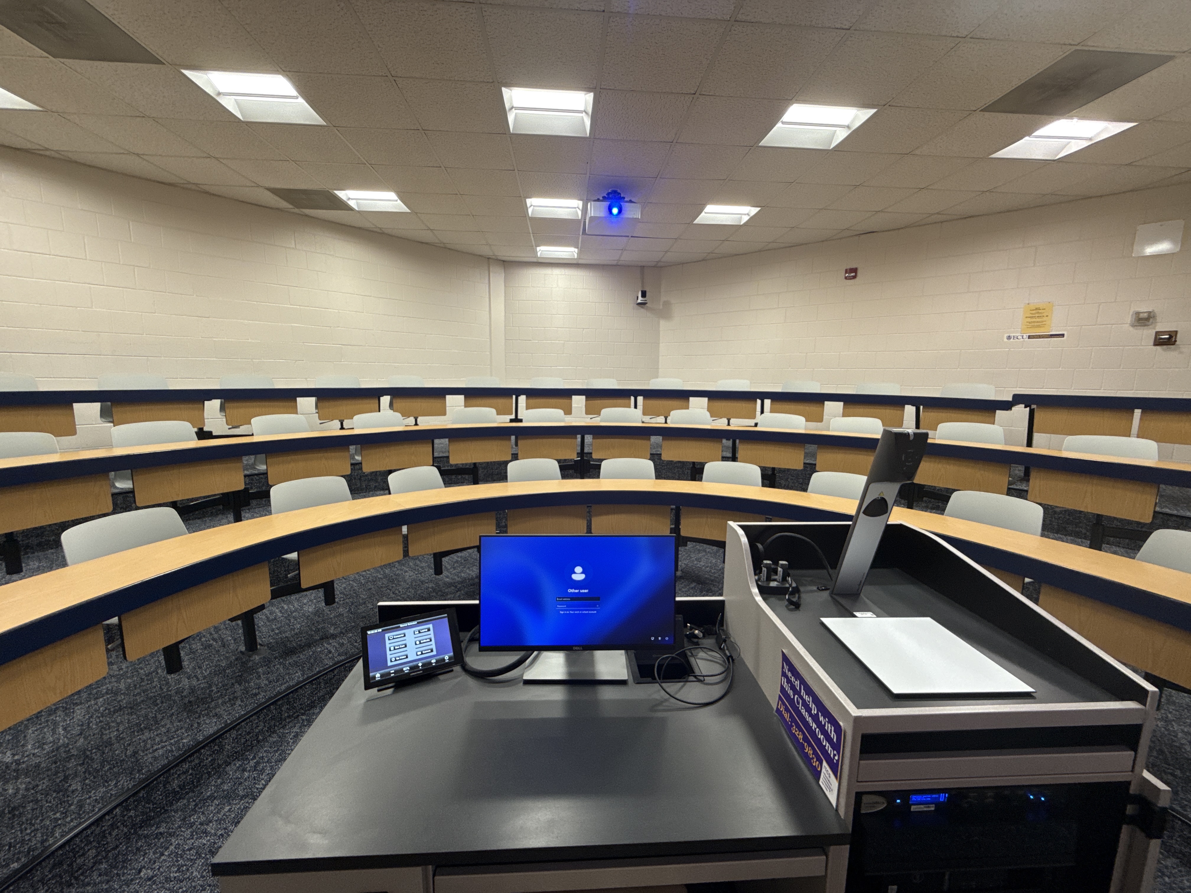 View from Podium