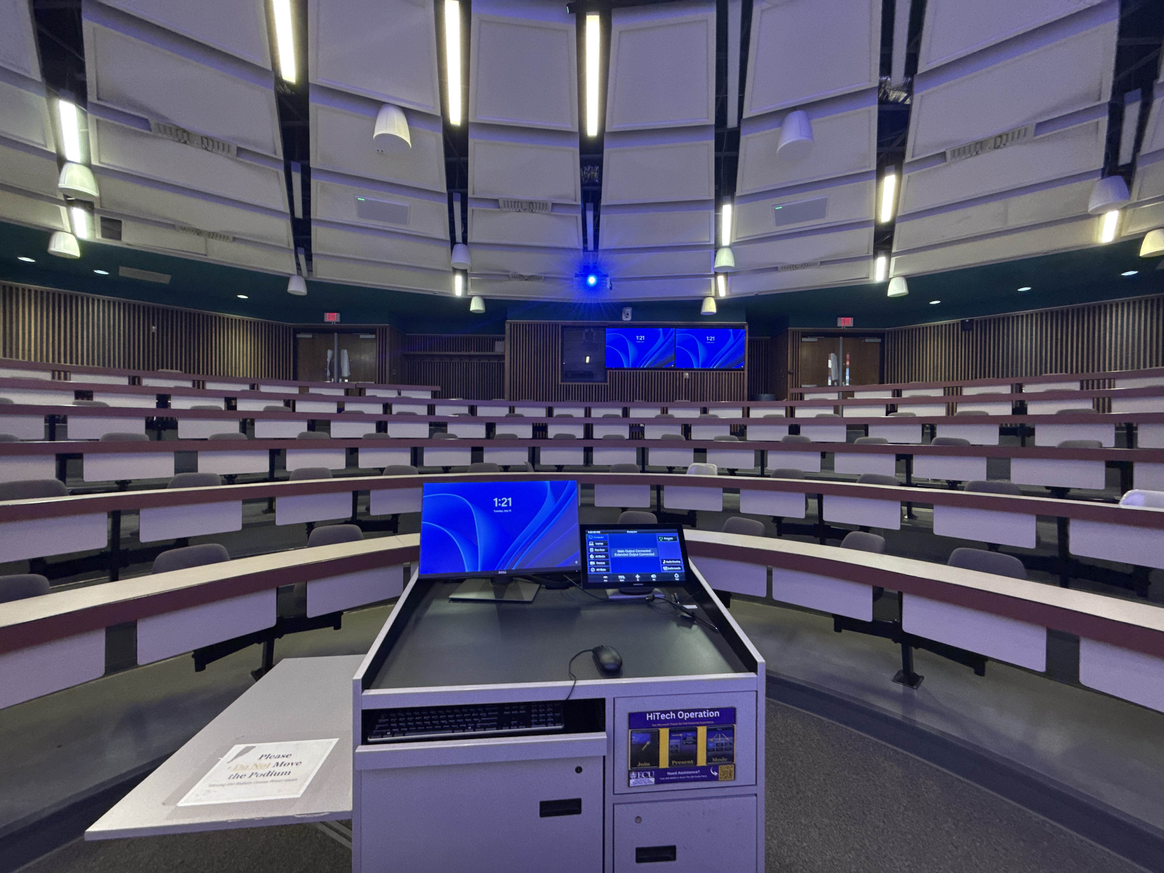 View from Podium