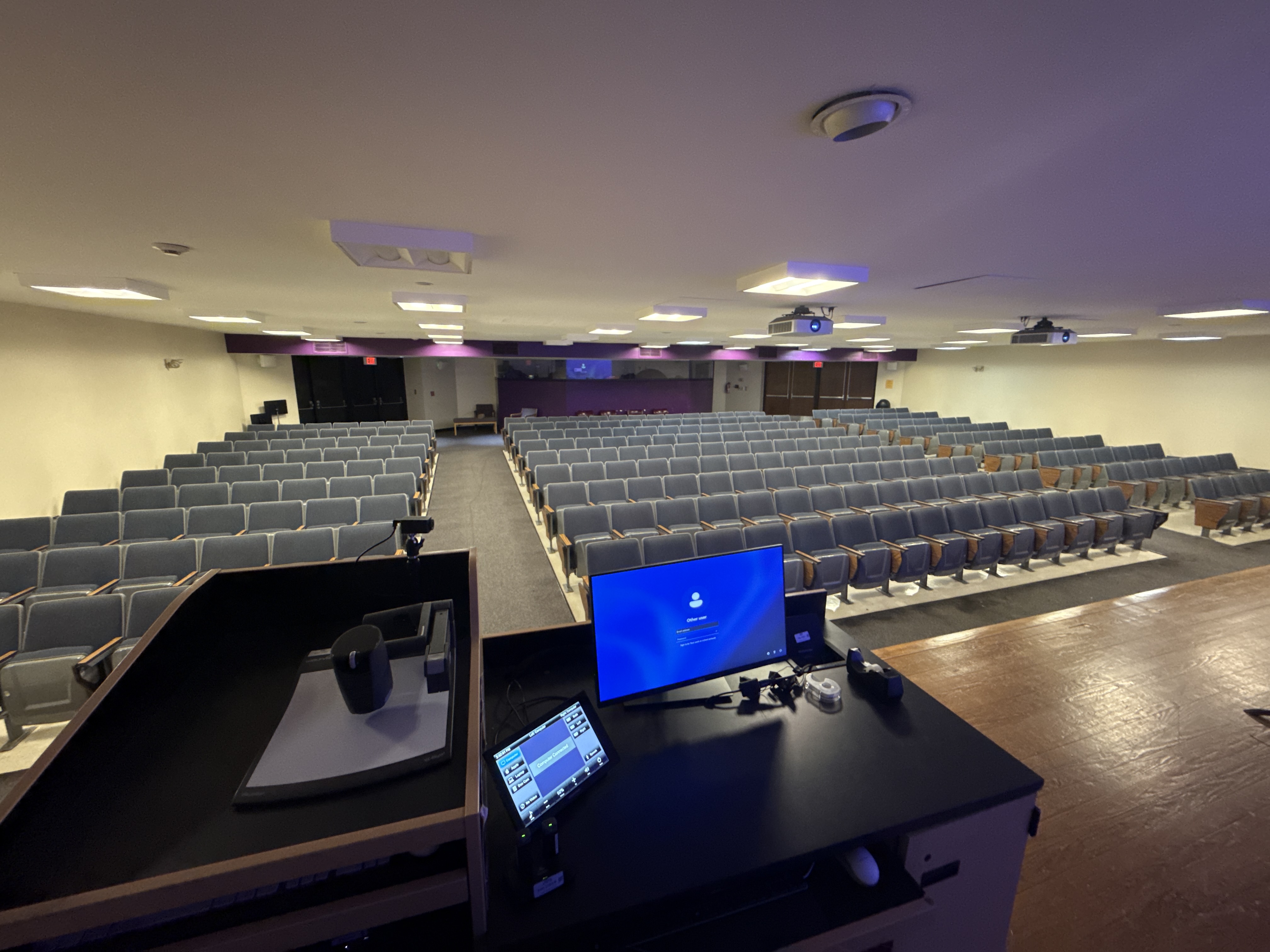 View from Podium