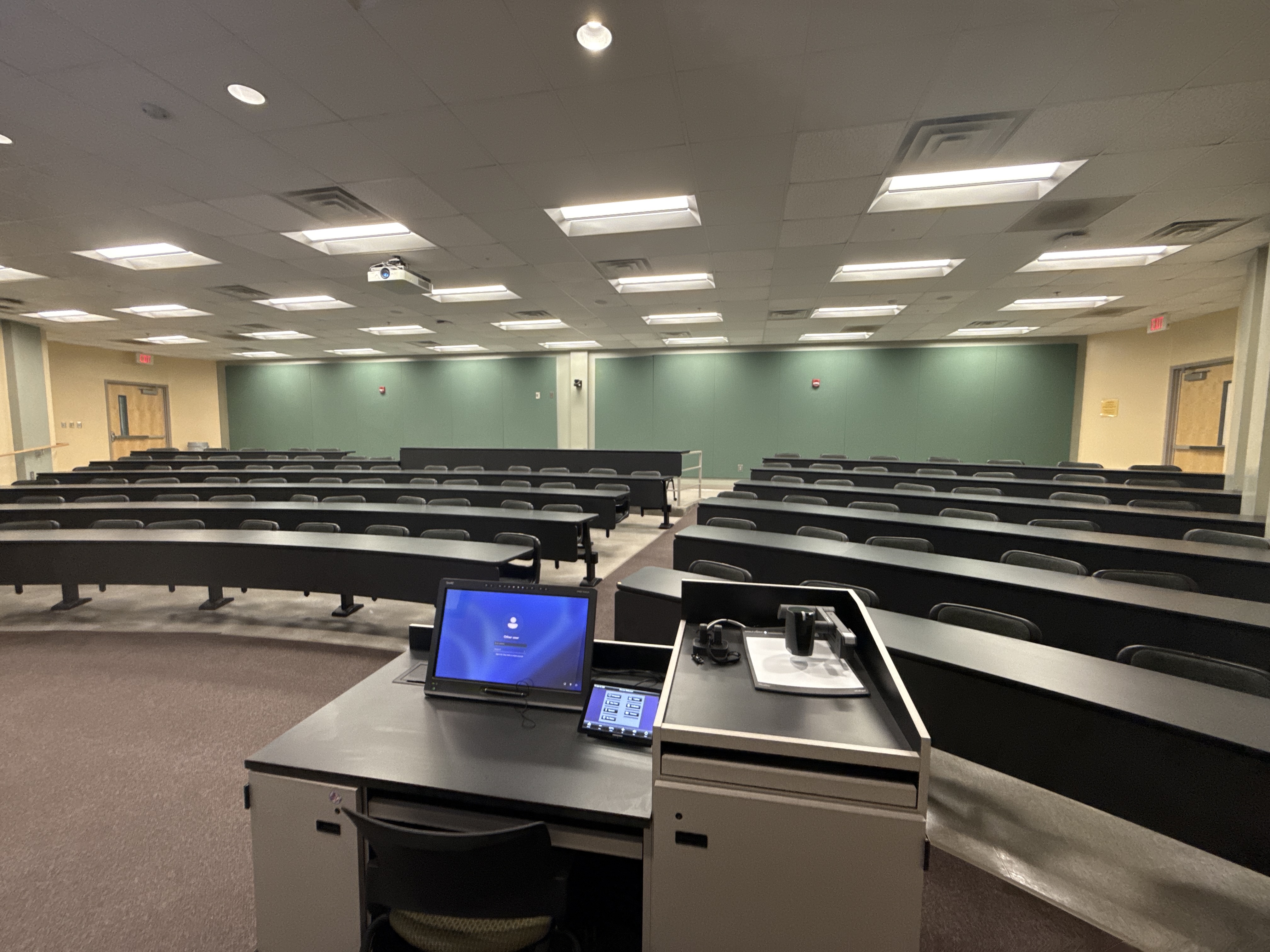 View from Podium