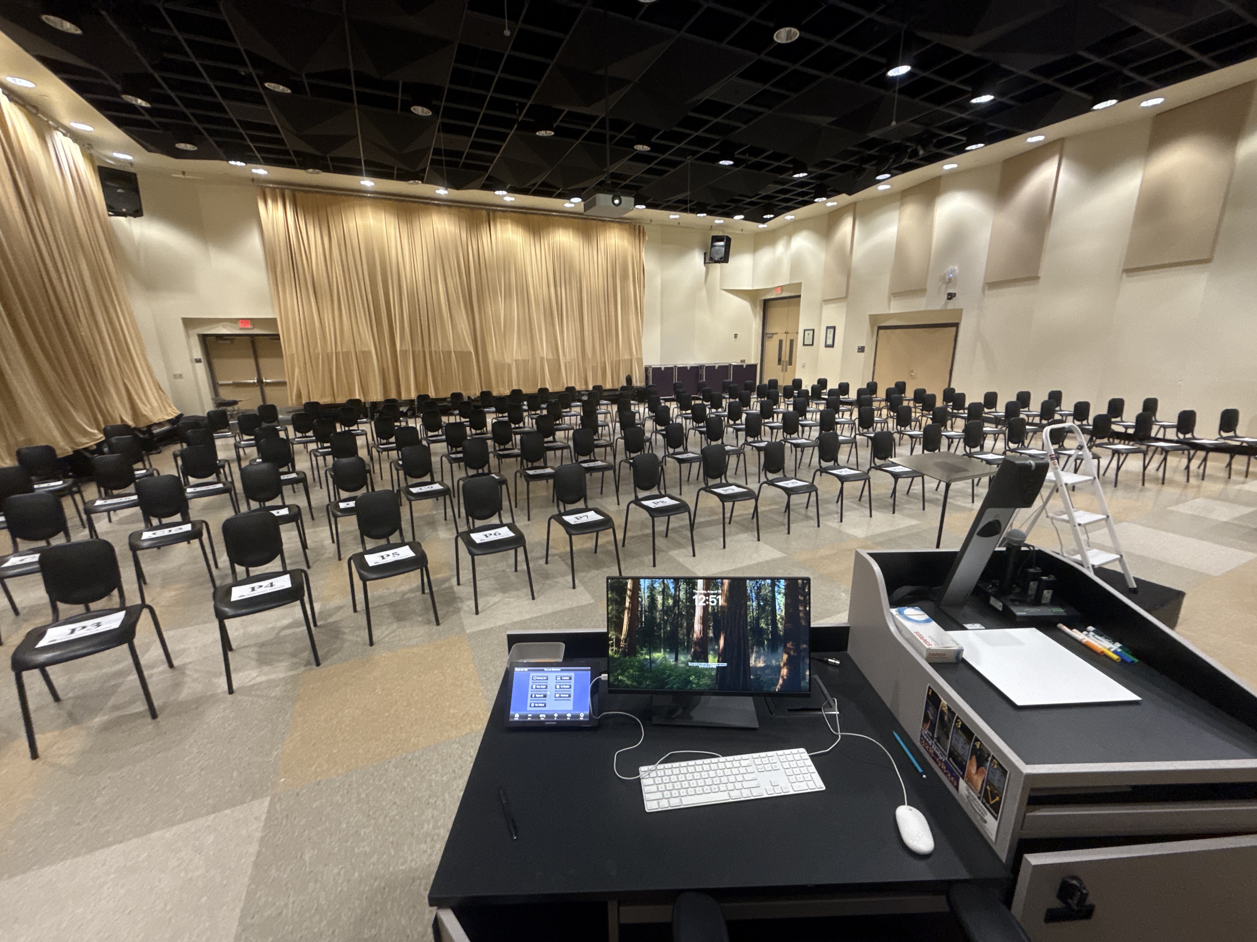 View from Podium