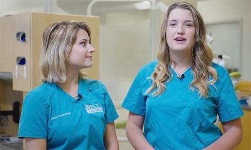 Dental students create oral care video