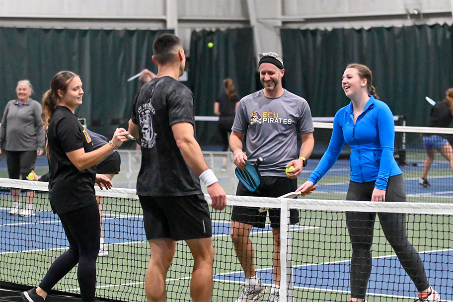 Enjoyment at first HHP pickleball tournament